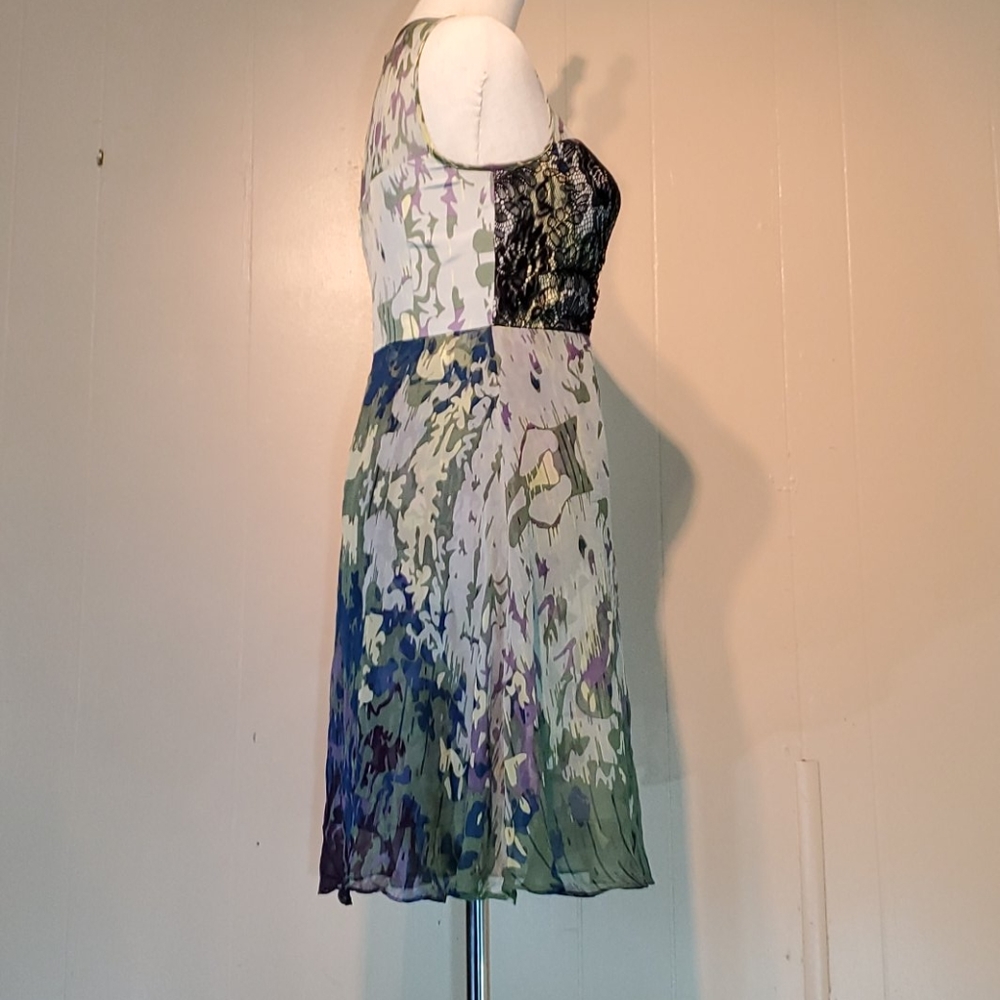 Vessel by Timo Multi-Color Silk Print Dress - Picture 2 of 8